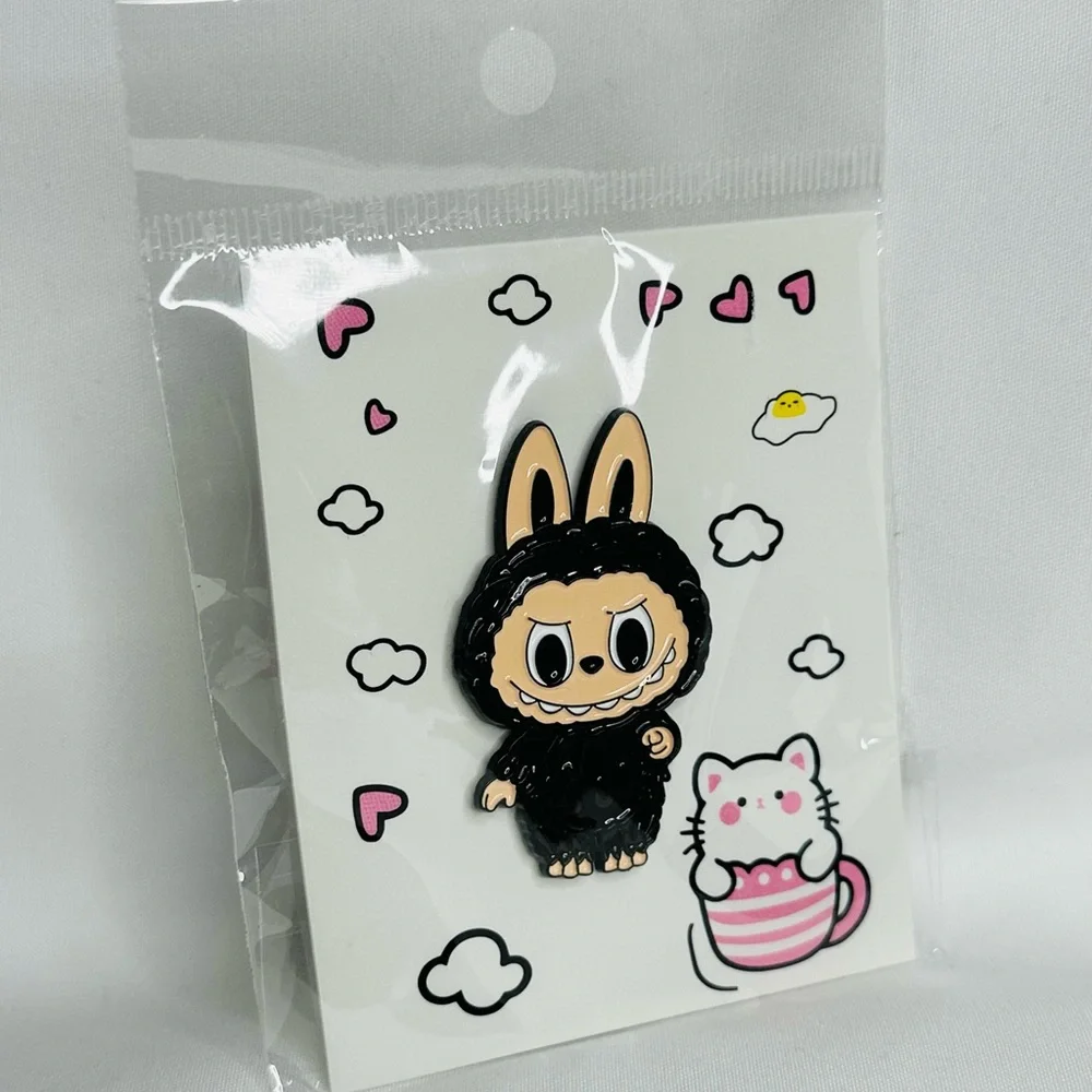 Labubu The Monsters Pin in Black - Picture 7 of 7